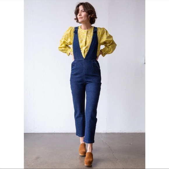 Loup Denim Rhoda Overalls Jumpsuit - Picture 3 of 15